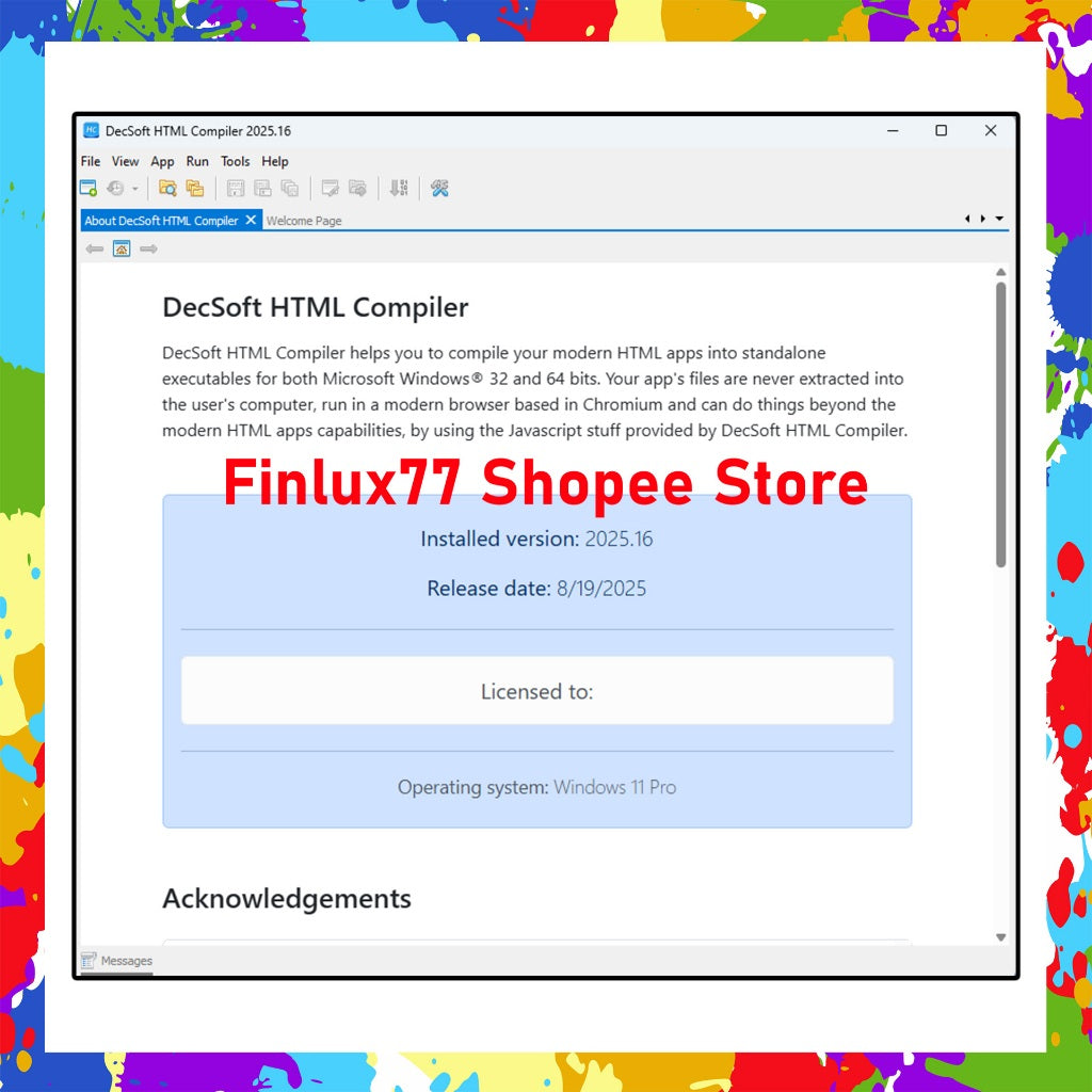 [SELF REDEEM] DecSoft HTML Compiler 2025.16 Latest Lifetime For Windows