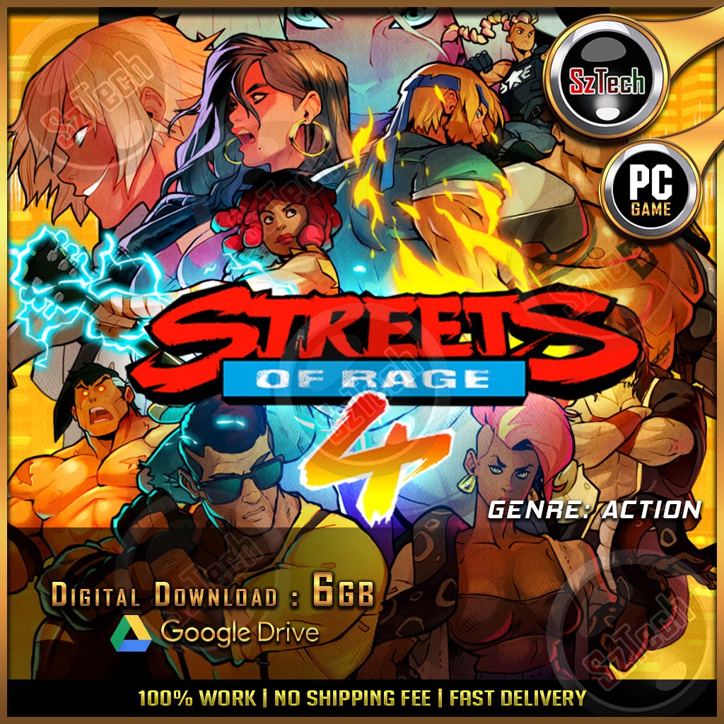Streets of Rage 4 [PC/Laptop GAME][ DIGITAL DOWNLOAD]ActionStreets of Rage