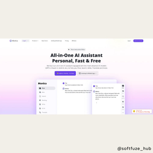 [FAST 24/7] Monica AI Unlimited Version | ChatGPT AI Assistant | GPT-4o, Claude 3.5, Gemini 1.5