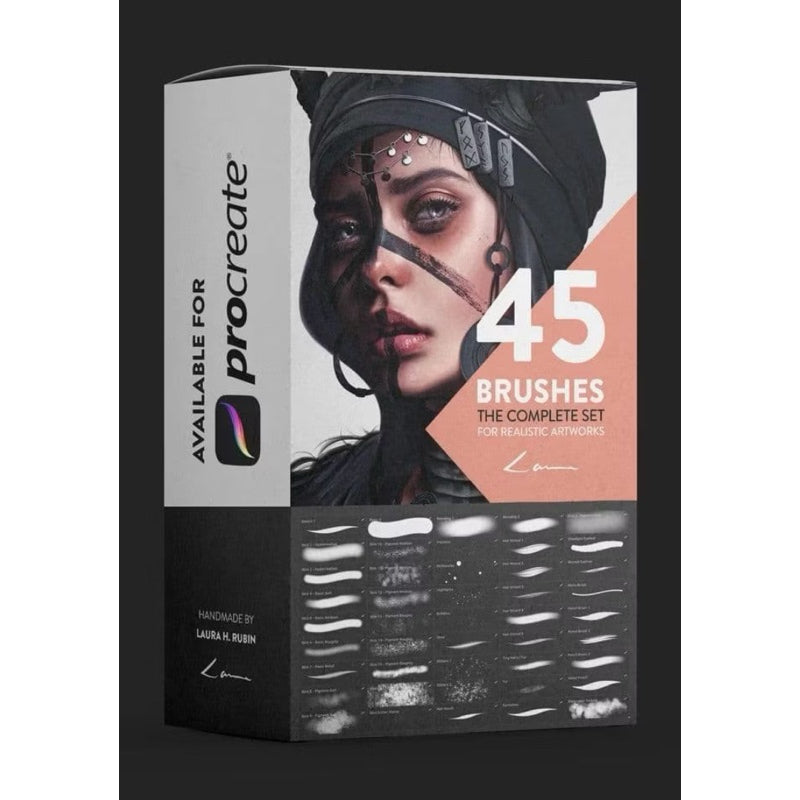 Procreate  Complete Brush Pack with all my 45 Procreate- Procreate Brushes