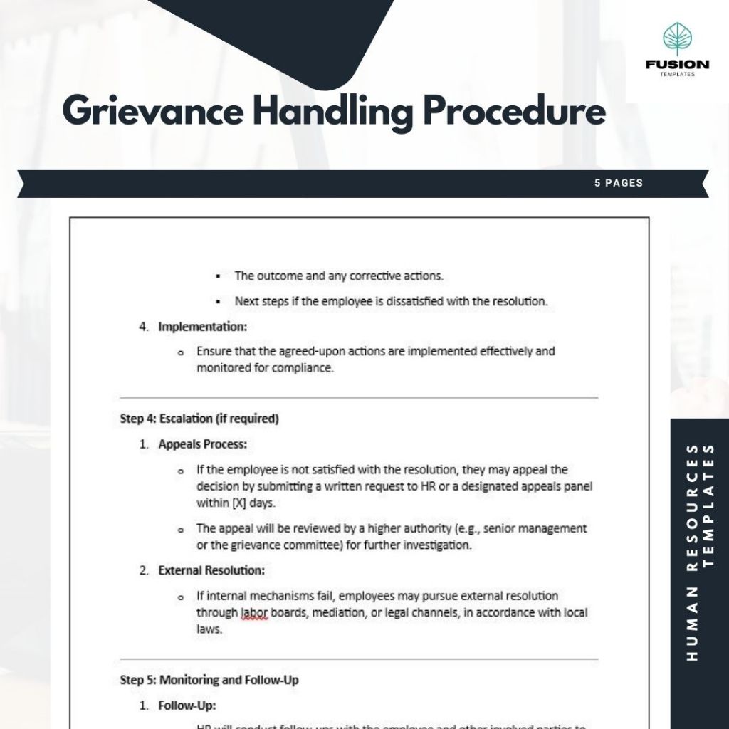 Grievance Handling Procedure