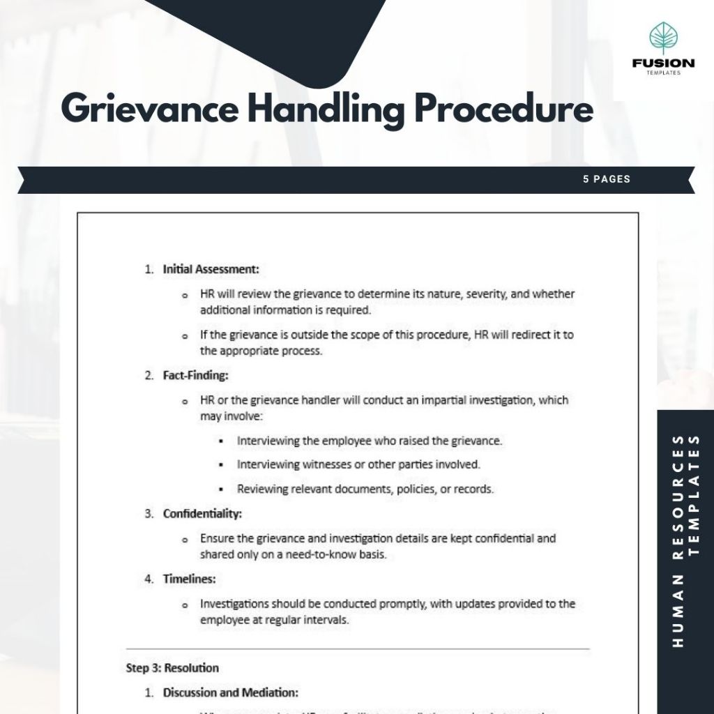 Grievance Handling Procedure