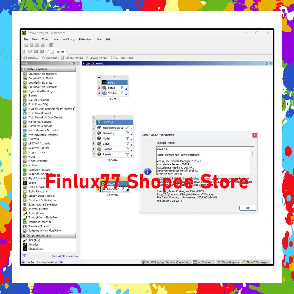 [SELF REDEEM] ANSYS Products 2025 / 2024 / Electronics / Discovery / Motor CAD / Workbench Lifetime For Windows (64-Bit)