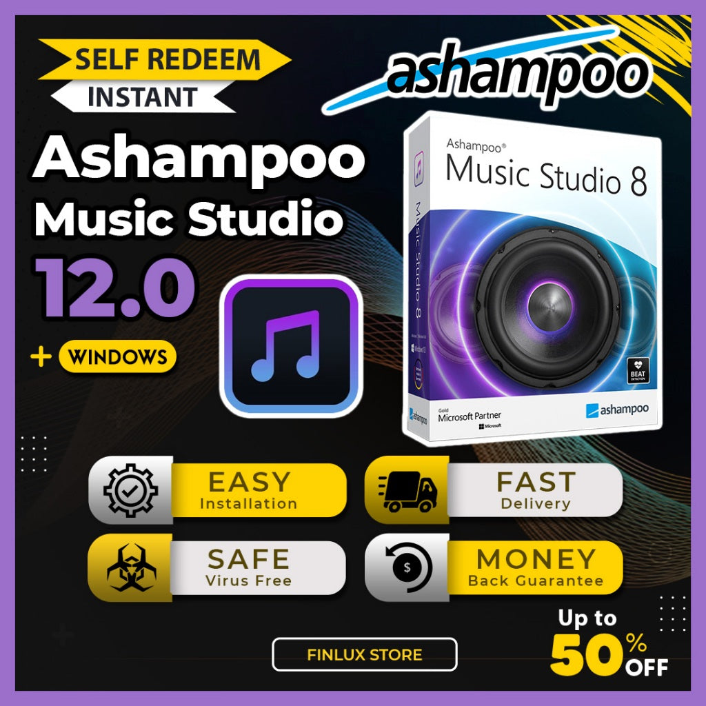 [SELF REDEEM] Ashampoo Music Studio 12.0 Latest 2025 Lifetime For Windows