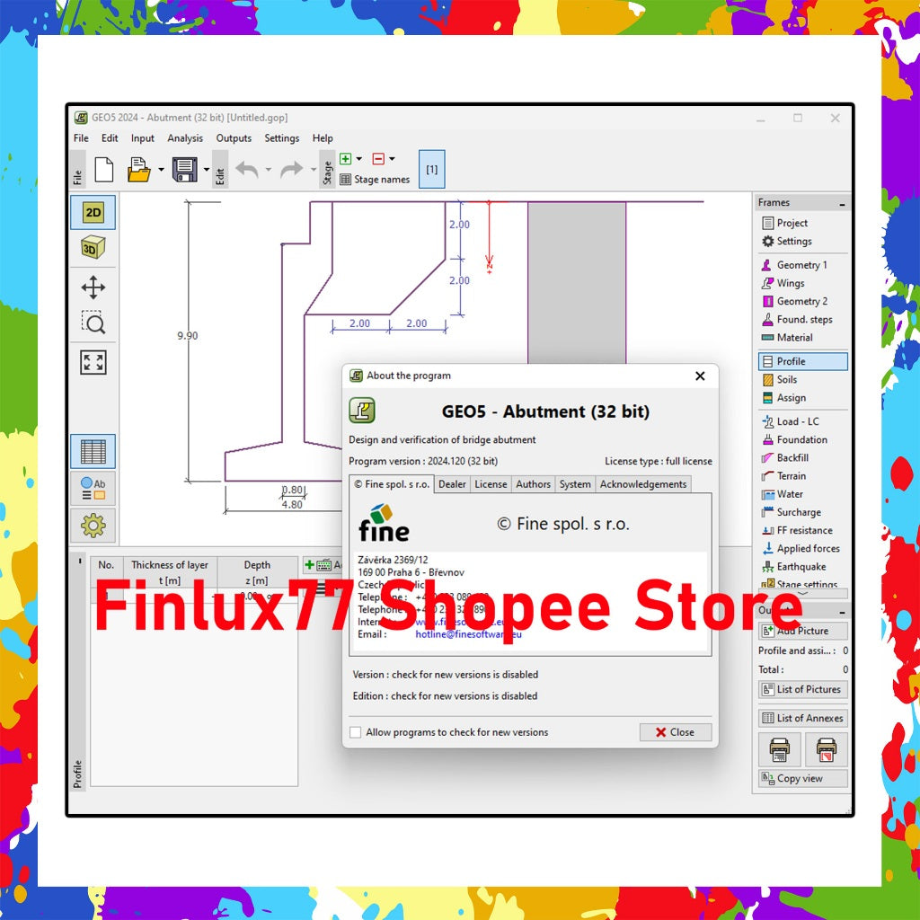 GEO5 2024 Geotechnical Software Suite Lifetime For Windows | GEO 5 Software