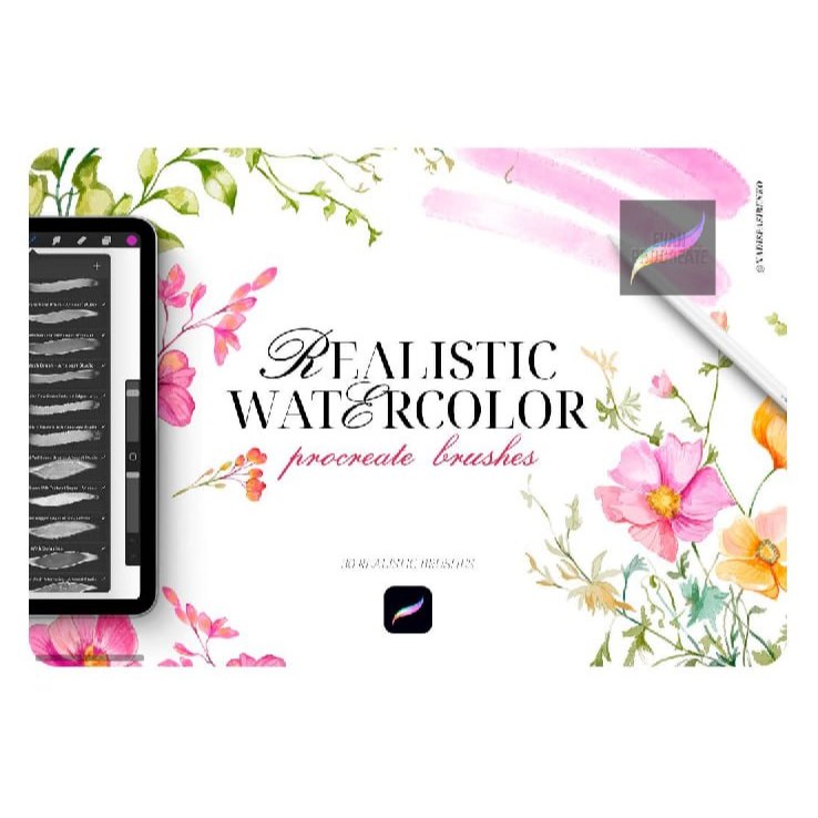 Procreate【T250417】 Realistic_Watercolor