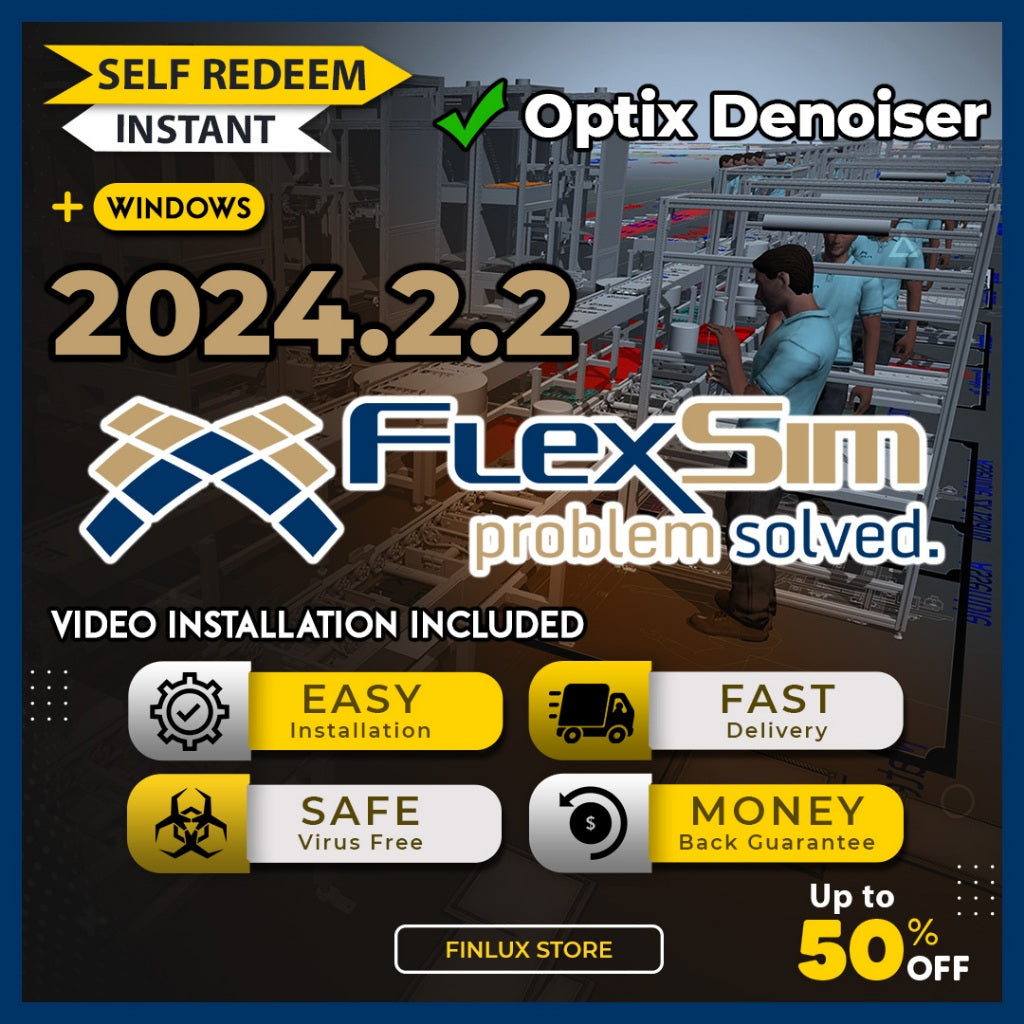 [SELF REDEEM] FlexSim Enterprise v2024.2.2 Latest Lifetime For Windows (64-Bit)