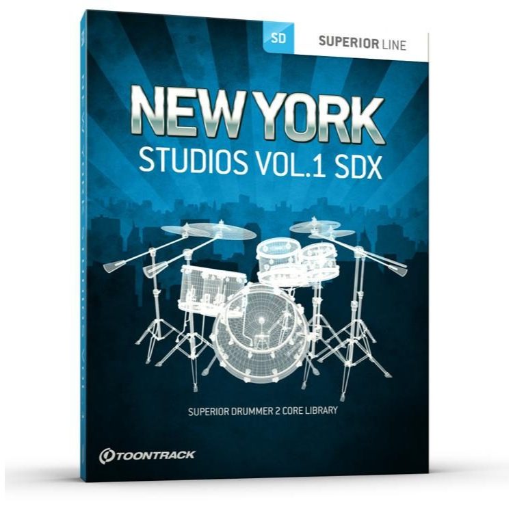 New York Studio Vol 1  Superior Drummer 3 Expansion (Win/Mac)