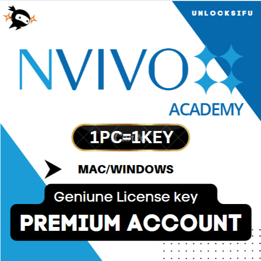 Nvivo 15 / 14 - Activation code - Windows & MacOs