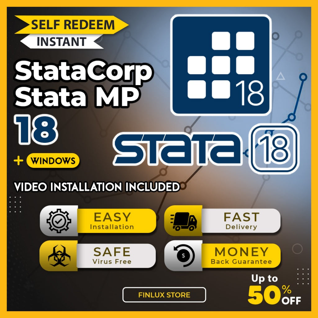 [SELF REDEEM] StataCorp Stata MP 18 Lifetime For Windows (64-Bit)