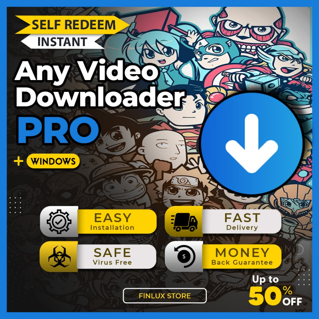 [SELF REDEEM] Any Video Downloader Pro v9.6.2 Latest 2025 Lifetime For Windows | Easy Video Download