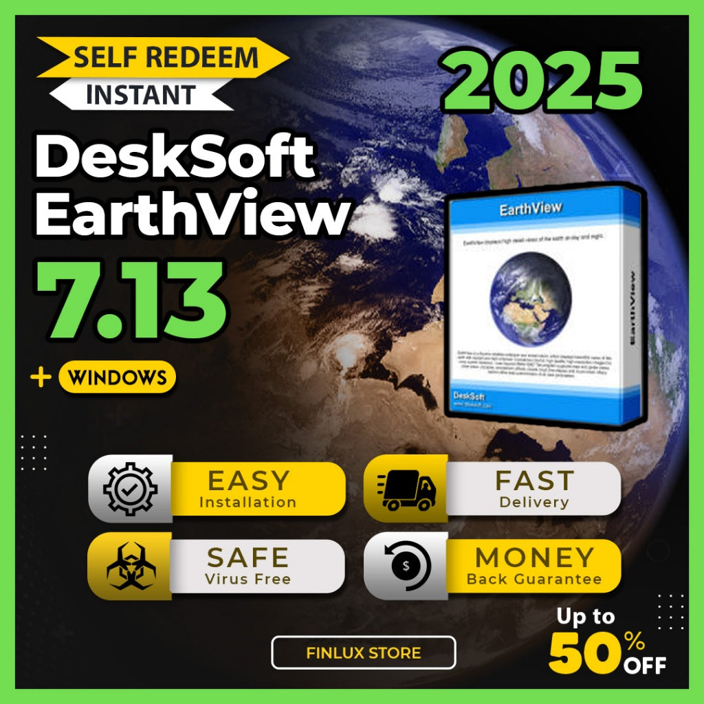 [SELF REDEEM] DeskSoft EarthView v7.13 Latest 2025 For Windows
