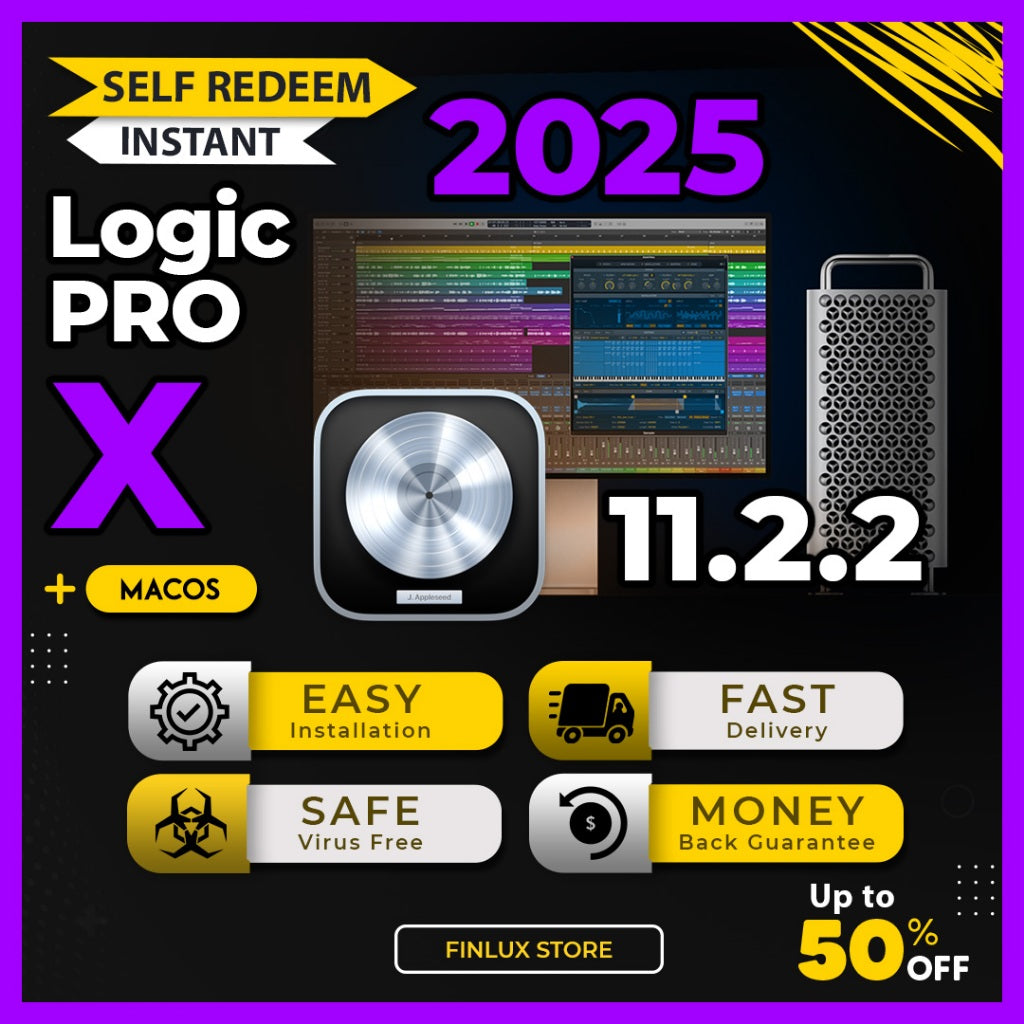 [SELF REDEEM] Logic Pro X v11.2.2 Premium Latest 2025 For McOS Lifetime