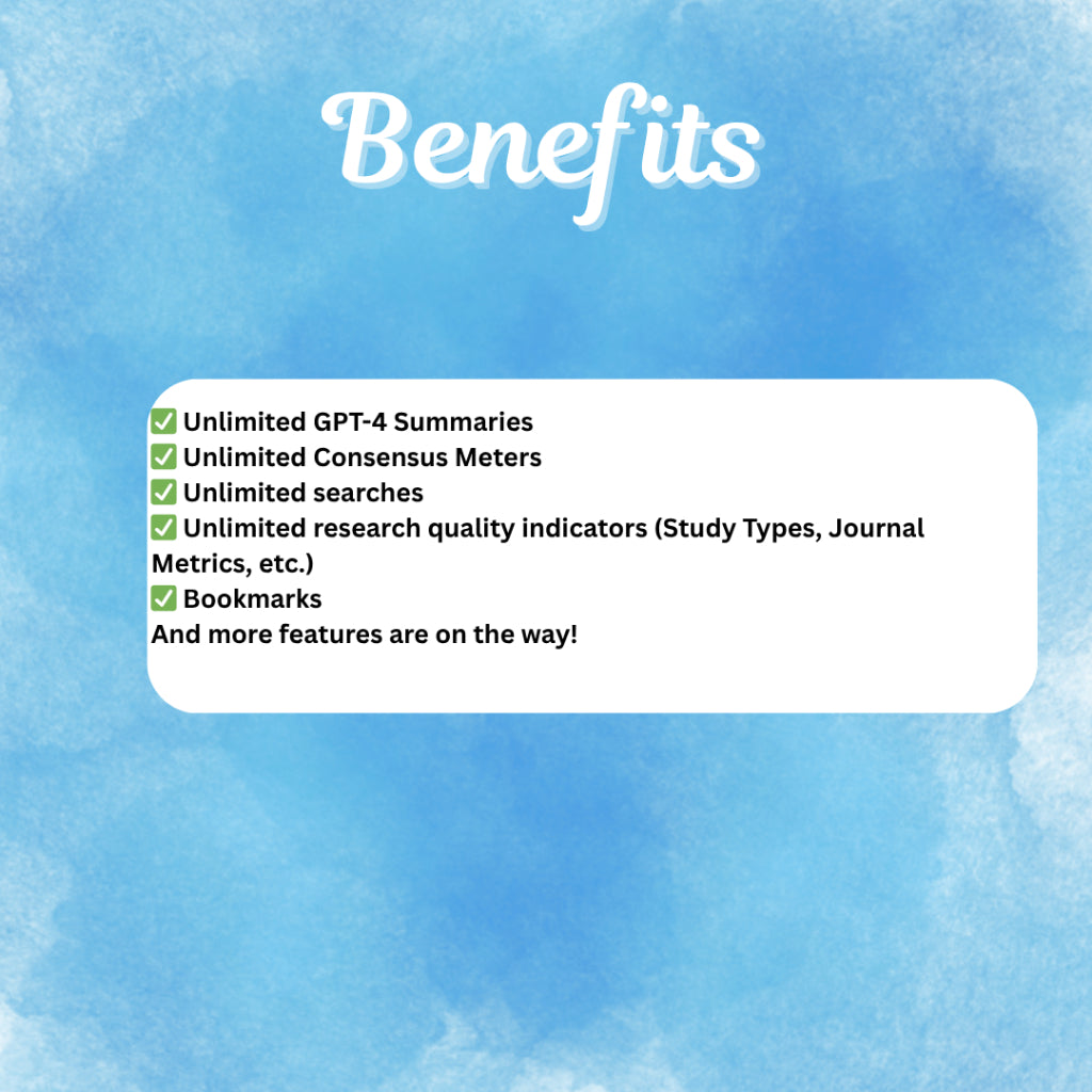 [FAST 24/7] Consensus AI Premium Account | Evidence-Based Answers, Faster AI Search Engine