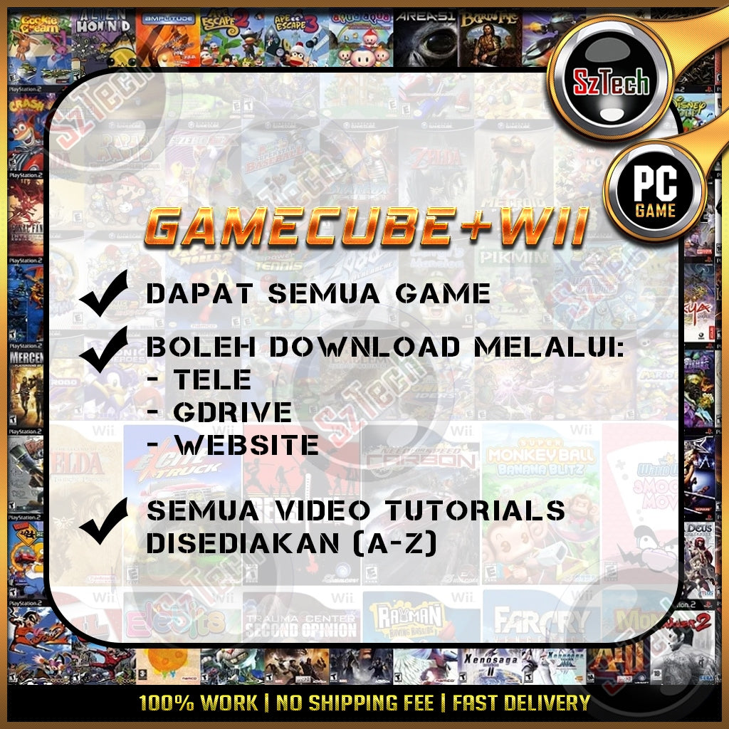 GameCube + Wii All Games [ Game for PC/Laptop/Android Phone ] Offline GamesDolphin Emulator