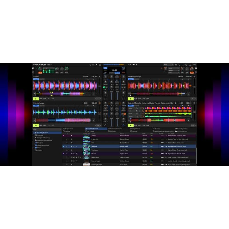 Traktor Pro 4  DJ Software (Windows 64 Bit/Mac)