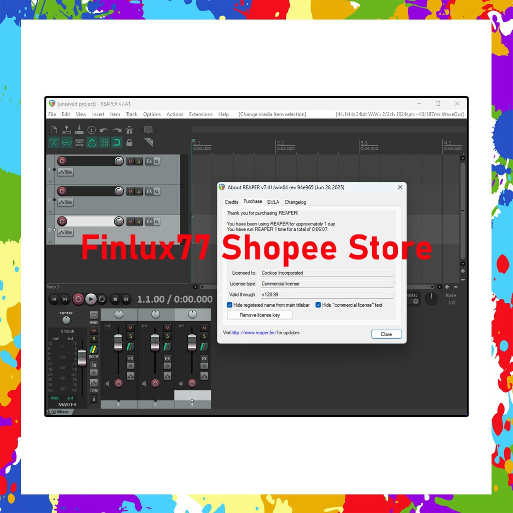 [SELF REDEEM] Reaper Pro v7.47 Latest 2025 Lifetime For Windows