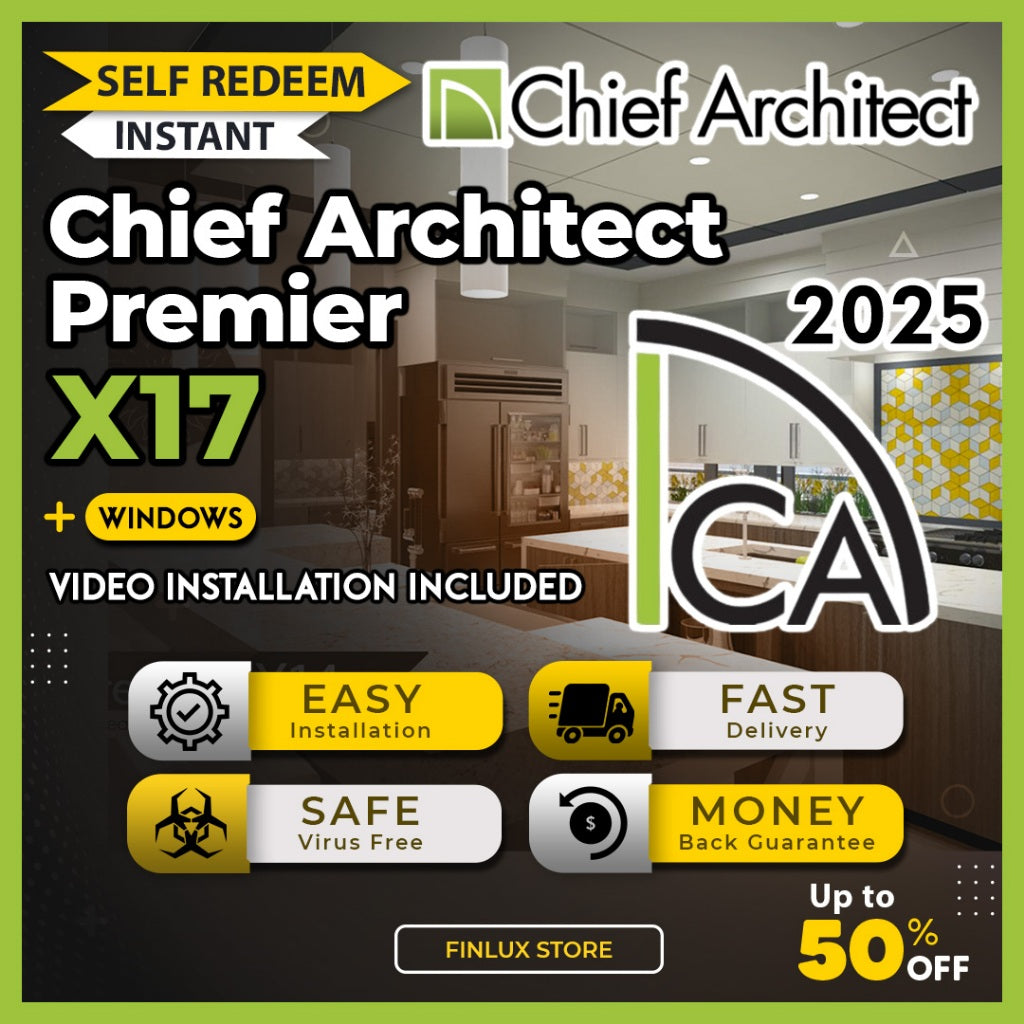 [SELF REDEEM] Chief Architect Premier X17 v27.2 Latest 2025 Lifetime For Windows (64-Bit)
