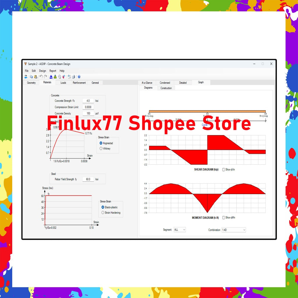 ASDIP Concrete / Foundation / Retain / Steel Latest Update Lifetime For Windows (64-Bit)