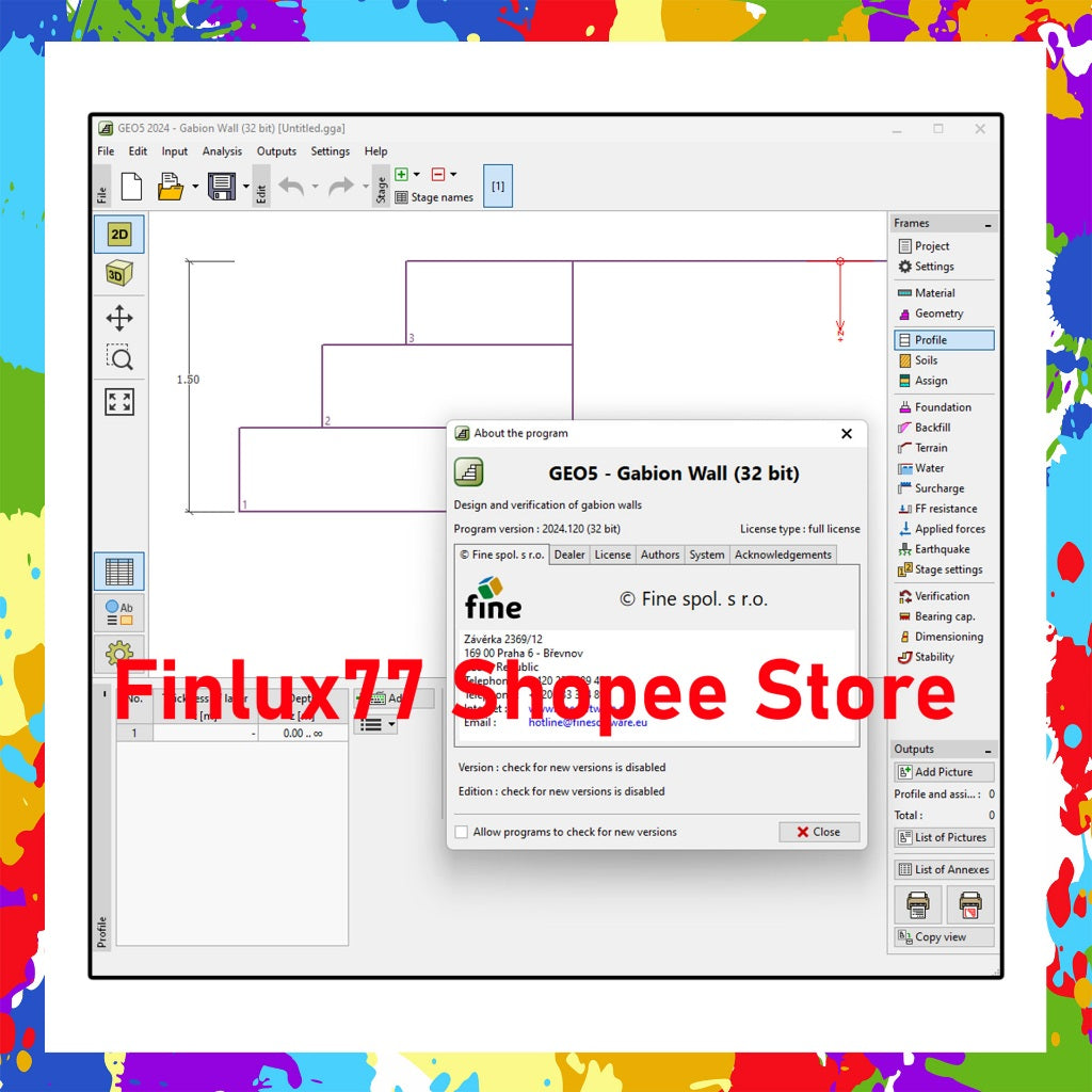 GEO5 2024 Geotechnical Software Suite Lifetime For Windows | GEO 5 Software