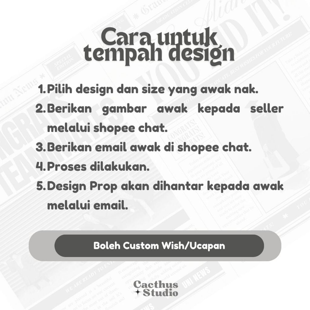 Newspaper Props Graduation Template | Convocation | Konvokasyen