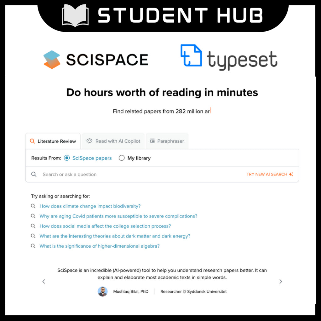 SCISPACE PREMIUM | All-in-one AI Academic Tools | First-hand legal account | Live Admin Support
