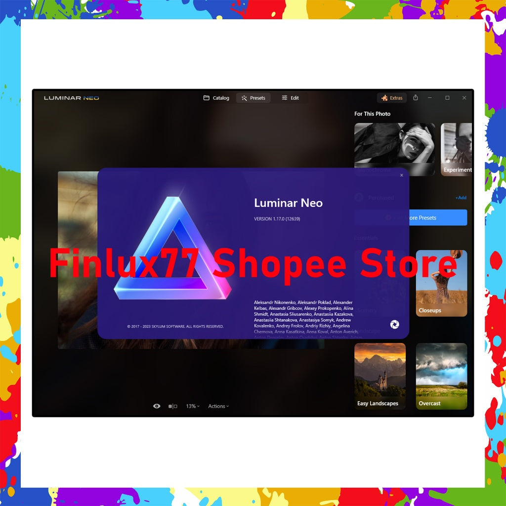 [SELF REDEEM] Luminar NEO 2025 | Luminar AI | Luminar 4 + FREE Presets Latest Lifetime For Windows & McOS (64-Bit)