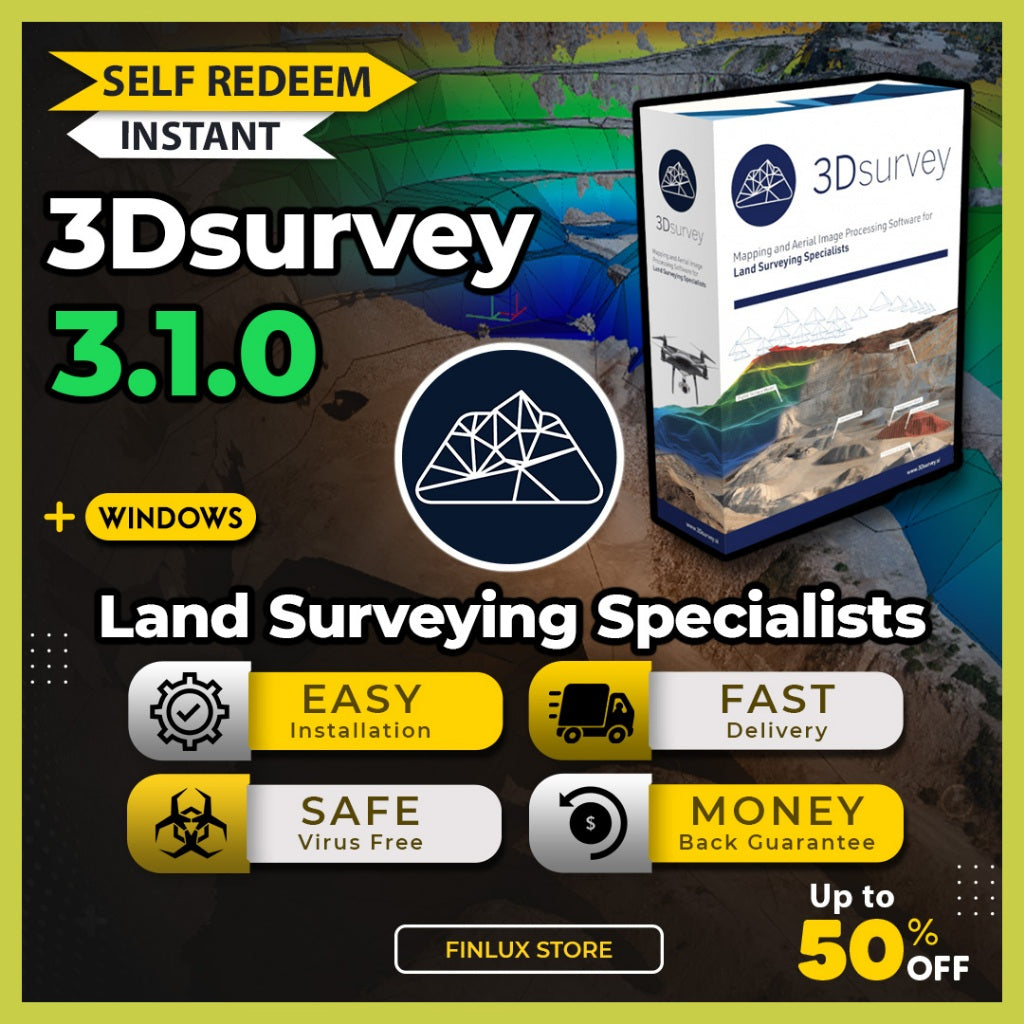 [SELF REDEEM] 3Dsurvey v3.1.0 Latest Update 2025 Lifetime For Windows (64-Bit) | 3D Survey