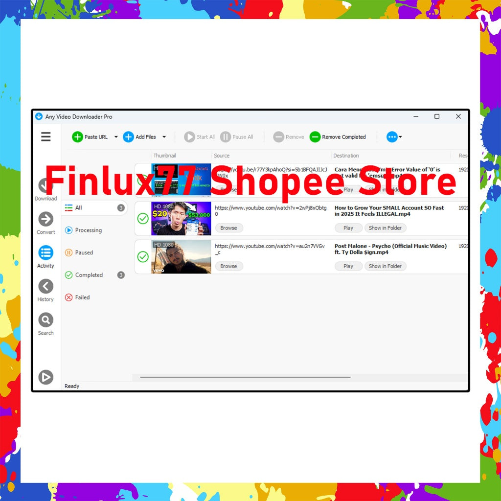 [SELF REDEEM] Any Video Downloader Pro v9.6.2 Latest 2025 Lifetime For Windows | Easy Video Download