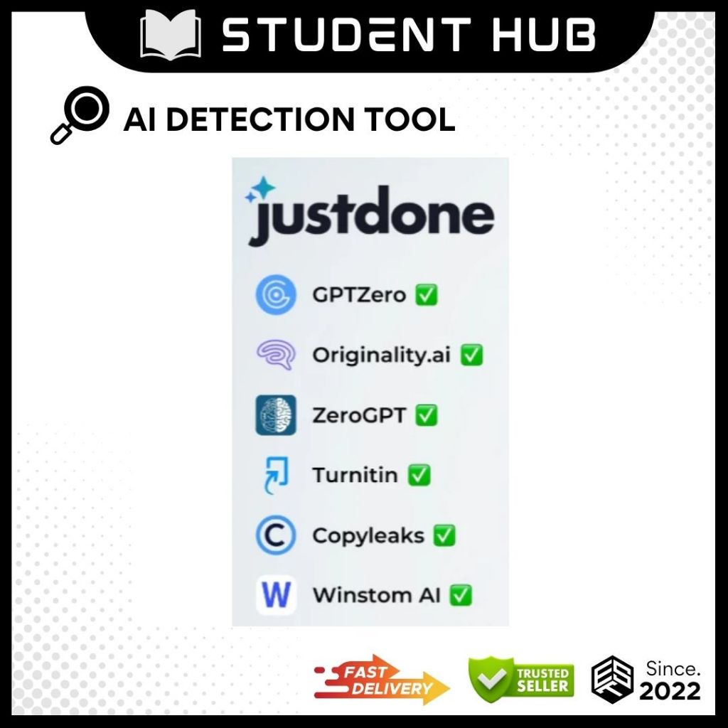 [24/7 FAST] Justdone Unlimited Humanizer AI Acc | Humanize Writing | Undetectable AI Research Tool