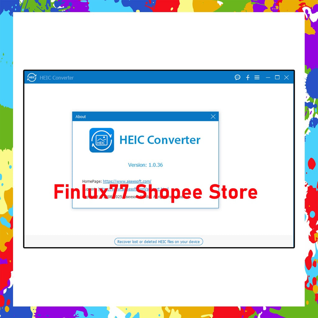 [SELF REDEEM] Aiseesoft HEIC Converter v1.0.38 Latest 2025 Lifetime For Windows | Convert HEIC to PNG/JPG