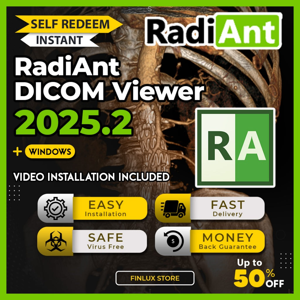 [SELF REDEEM] RadiAnt DICOM Viewer v2025.2 Latest Lifetime For Windows (64-Bit)