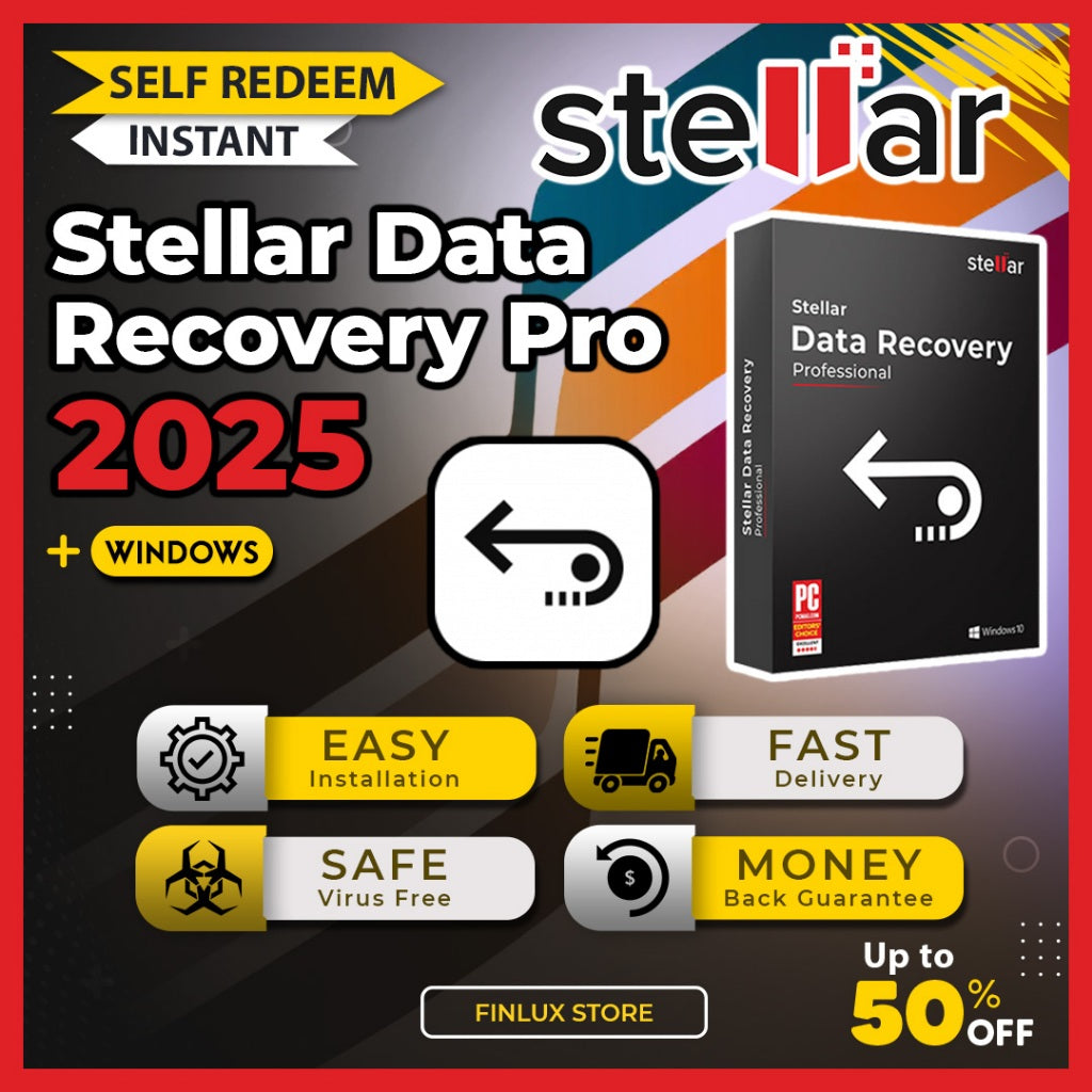[SELF REDEEM] Stellar Data Recovery Pro v12.3 Latest 2025 Lifetime For Windows