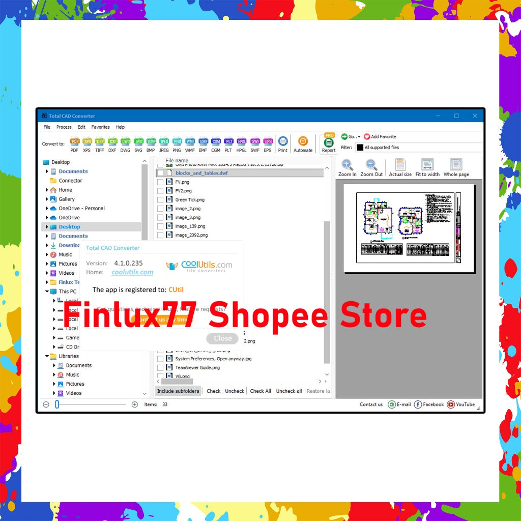 [SELF REDEEM] CoolUtils Total CAD Converter v4.1.0 Latest 2025 Lifetime For Windows