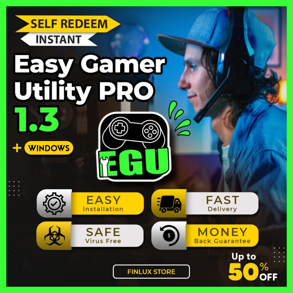 [SELF REDEEM] Easy Gamer Utility Pro v1.3.79 Latest Lifetime For Windows