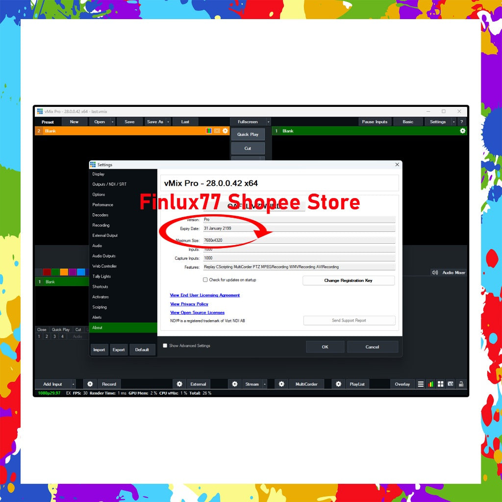 [SELF REDEEM] vMix Pro 2025 v28 Latest For Windows (64-bit)