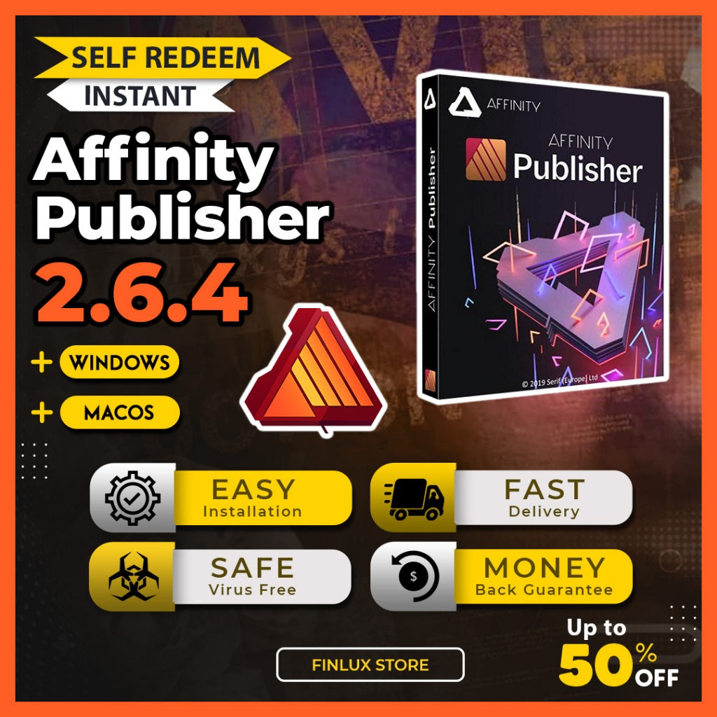 [SELF REDEEM] Serif Affinity Publisher v2.6.4 Latest Update 2025 Lifetime For Windows & McOS