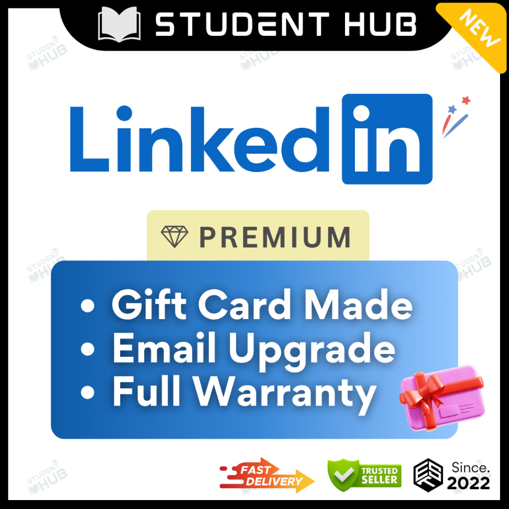 Linkedin Business Premium | Career | Own Mail | Gift Card Activation