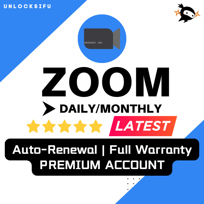 Zoom Meeting Unlimited & 50GB Cloud Storage (Monthly Package)
