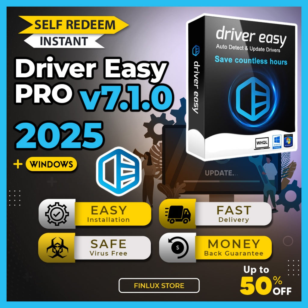 [SELF REDEEM] Driver Easy Pro 2025 Latest Version v7.1.0 Lifetime for Windows