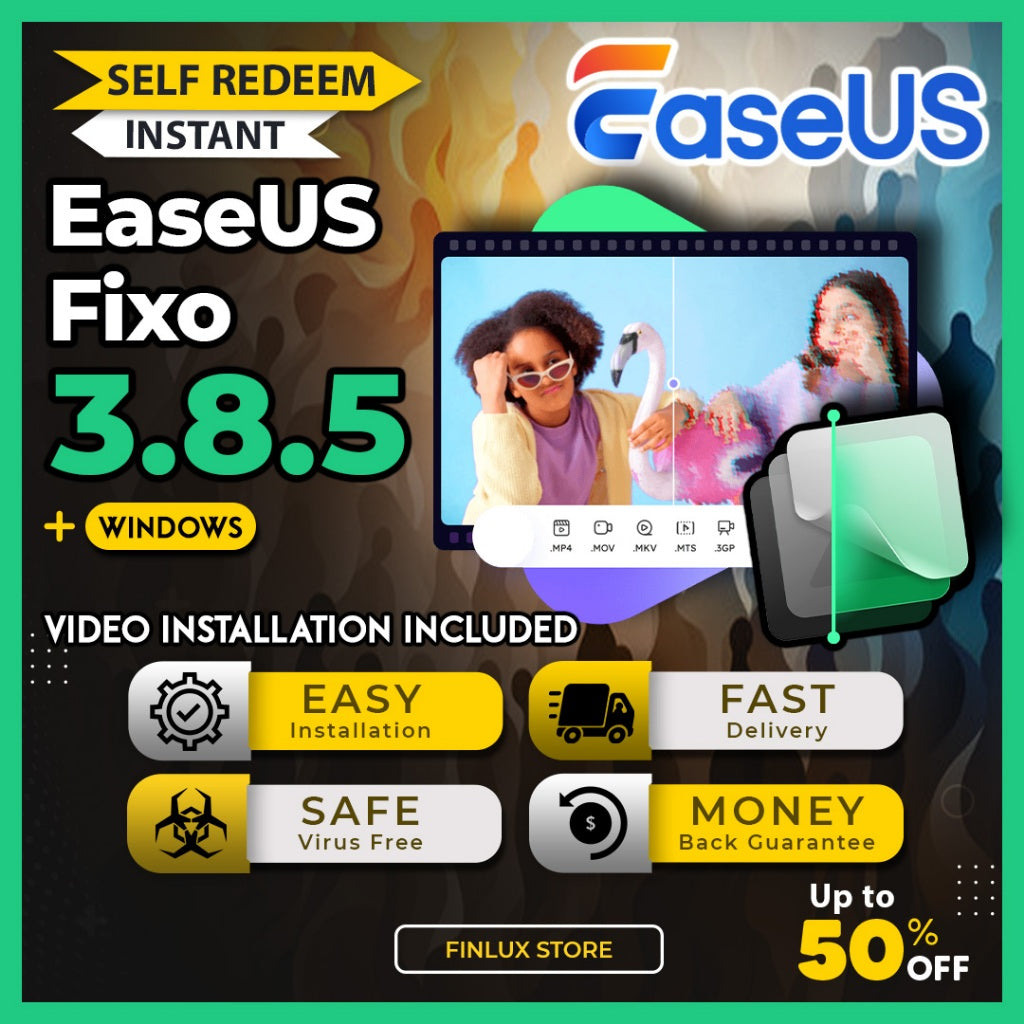 [SELF REDEEM] EaseUS Fixo v3.8.5 Latest 2025 Lifetime For Windows