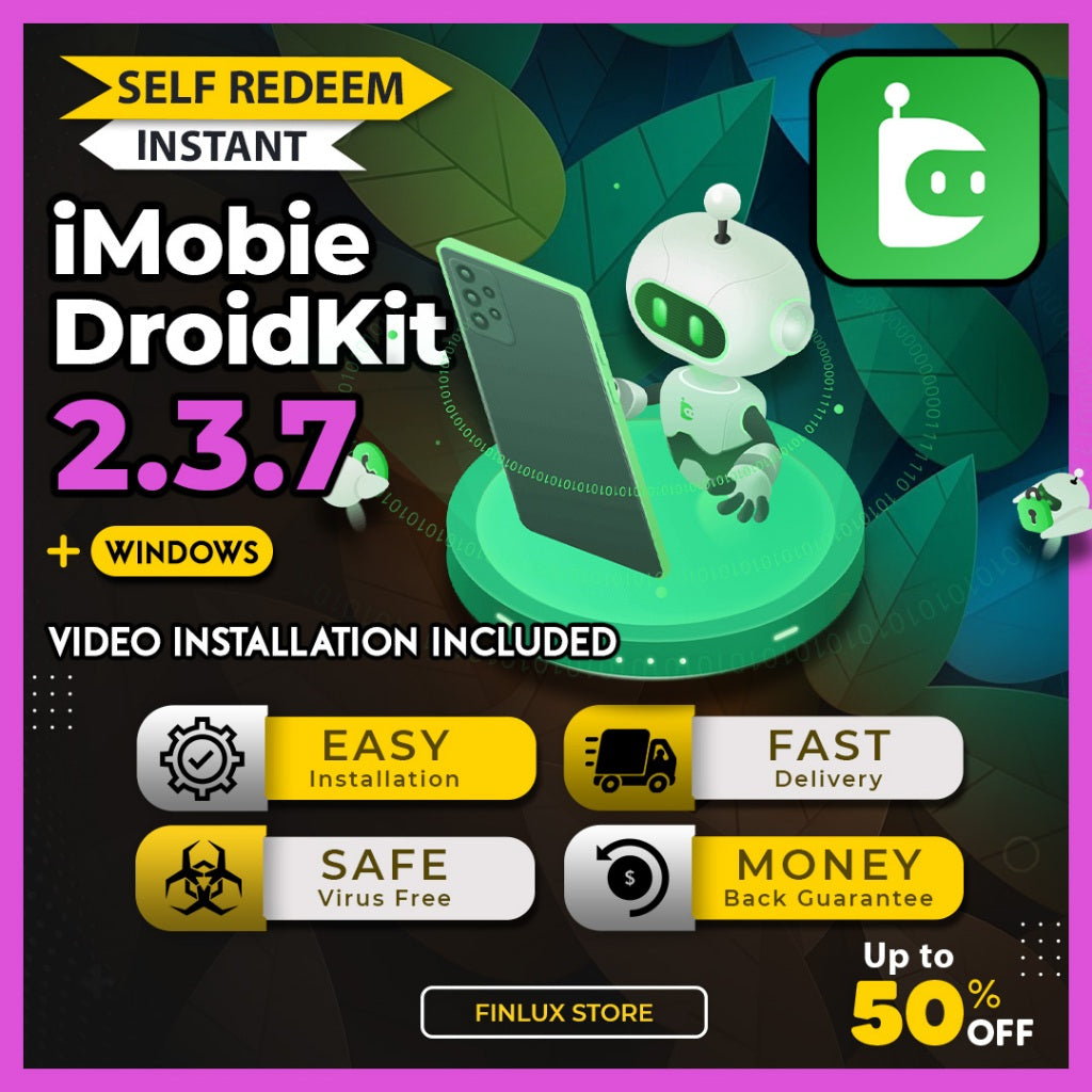 [SELF REDEEM] iMobie DroidKit v2.3.7 | Android Data Recovery, Unlock & System Repair | For Windows