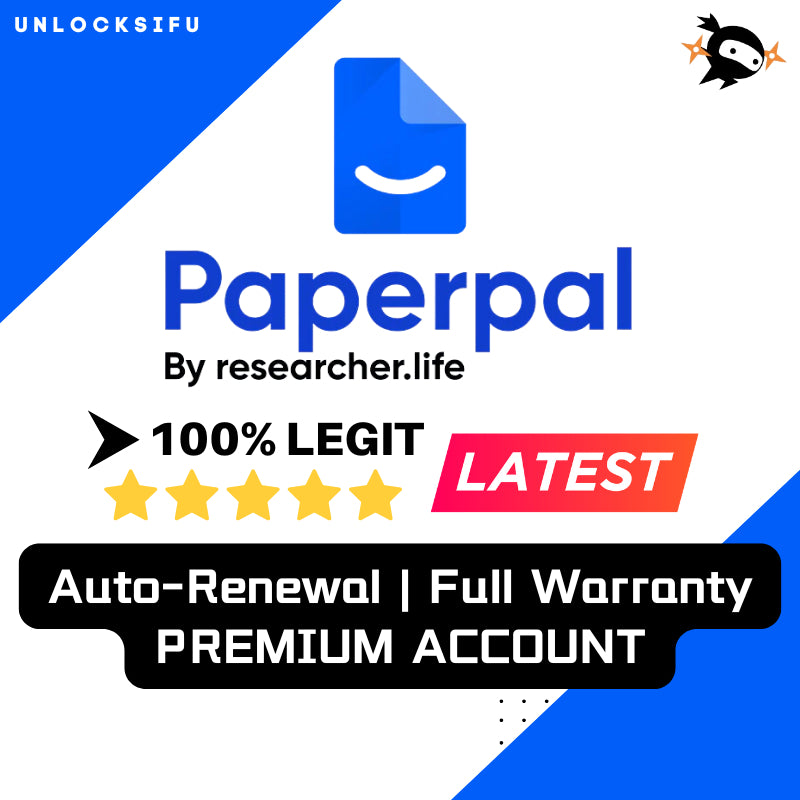 Paperpal Prime Premium Account AI checker and online Academic writing tools reseachers