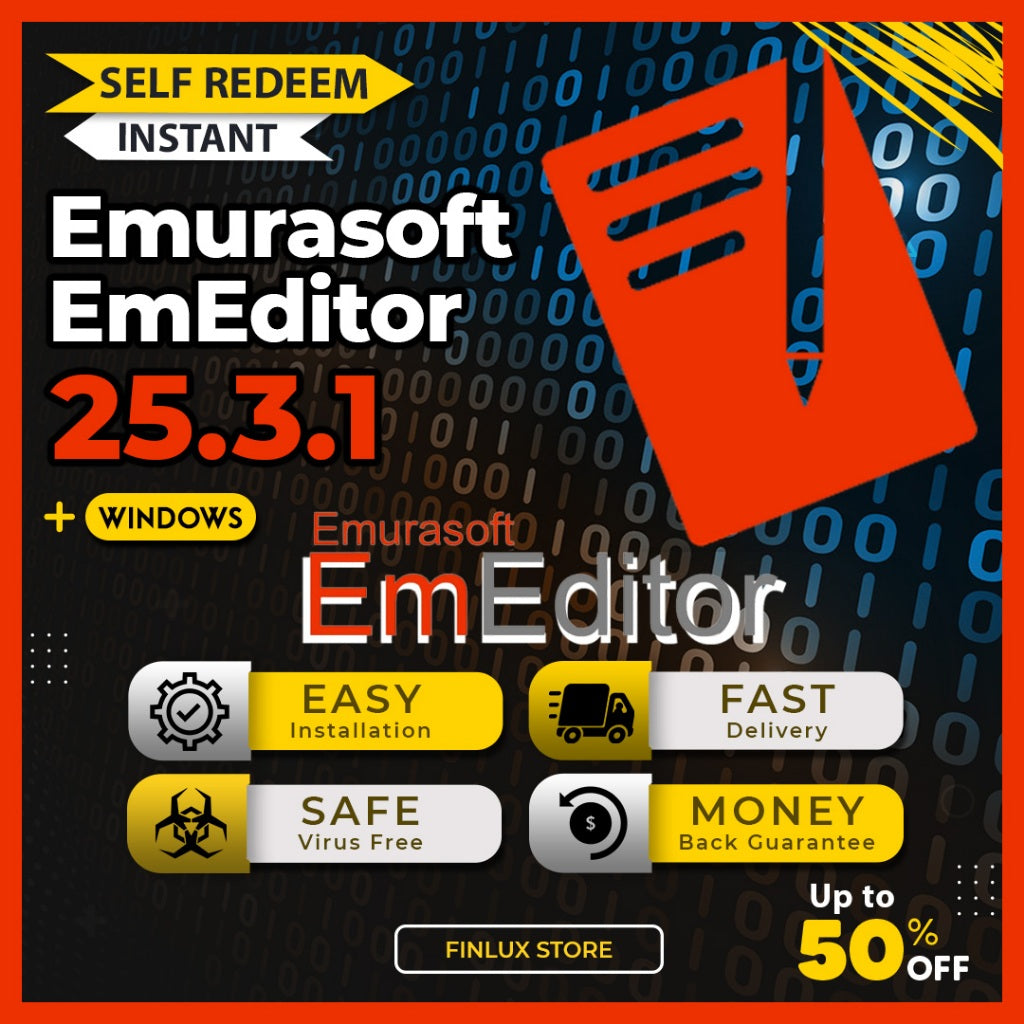 [SELF REDEEM] Emurasoft EmEditor Professional v25.3.1 Lifetime For Windows | Em Editor