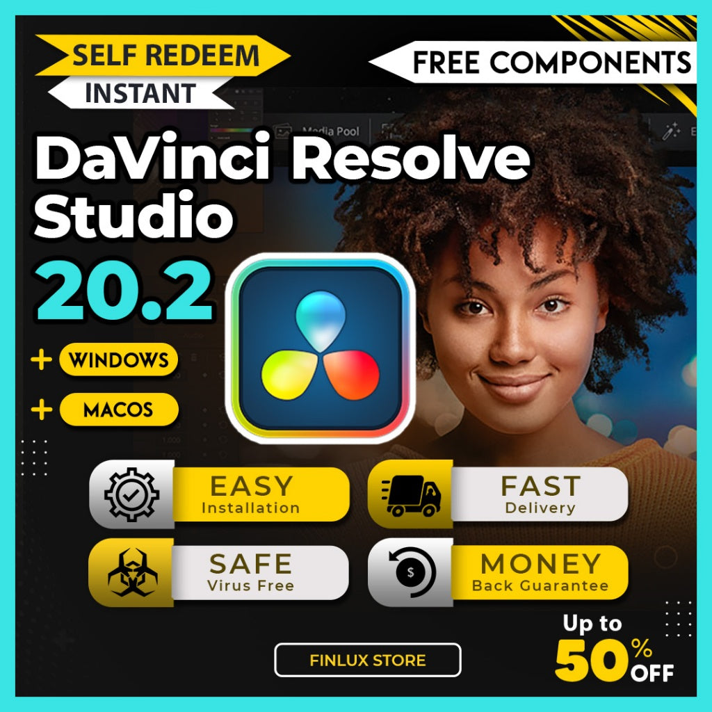 [SELF REDEEM] DaVinci Resolve Studio 20.2.1 Latest 2025 Lifetime For Win & McOS