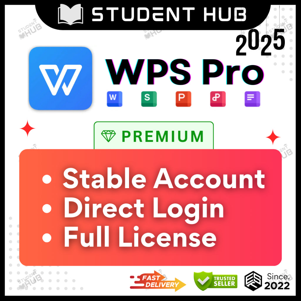 [FAST DELIVERY] WPS Office + PDF Editor - Premium Version - for iOS | Android | PC | MacOS 100% working latest ver.
