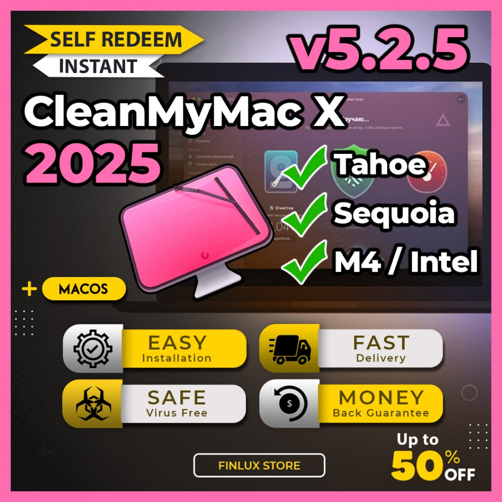 [SELF REDEEM] ርረቿልክጠሃጠልር v5.2.5 Latest 2025 - Powerful Mac Cleaner. Cleaning, Speedup & Optimization. All OS Support