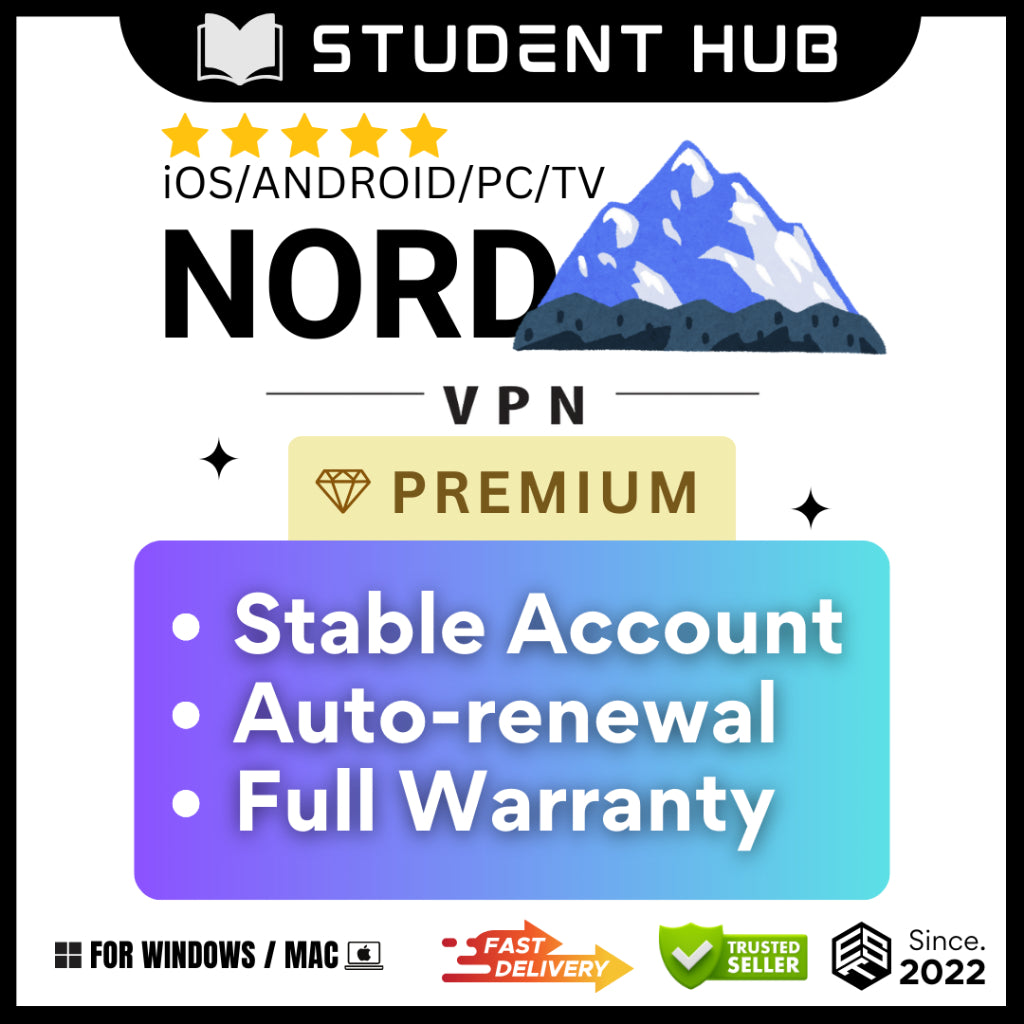 IpVanish Account Genuine NORD / SURF Genuine Accounts | Able to login all platforms
