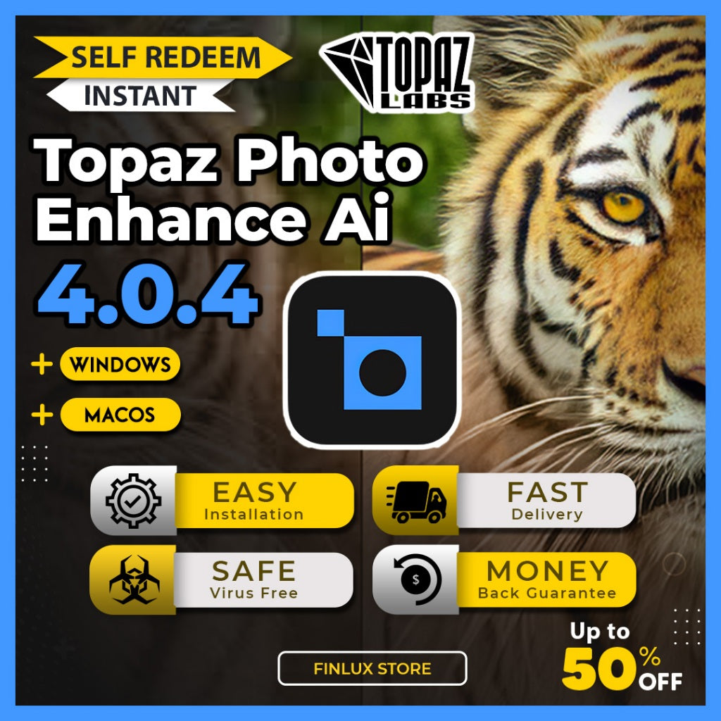 [SELF REDEEM] Topaz Photo AI v4.0.4 Latest 2025 Lifetime For Windows & McOS (64-Bit)