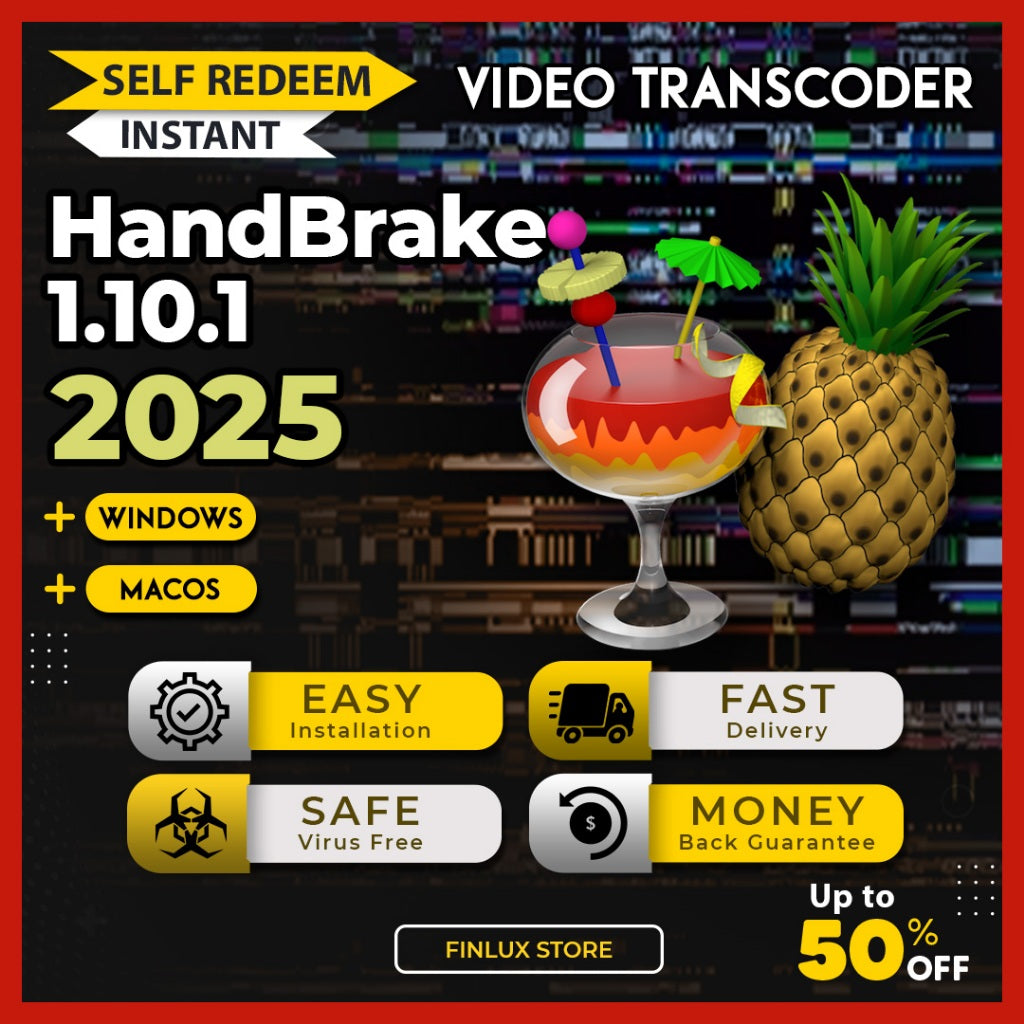 [SELF REDEEM] HandBrake v1.10.1 (Video Transcoder) Latest Lifetime For Win & McOS